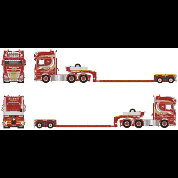 WSi 1:50 Scale DAF XF Super Space Cab 6X2 TAG Axle Euro PX Lowloader John O'Neill