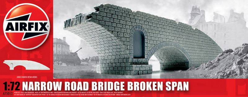 Airfix 1:72 Scale Narrow Road Bridge Broken Span