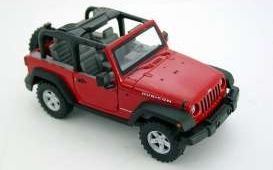 Welly 1:24 Scale Jeep Wrangler Open Roof - red