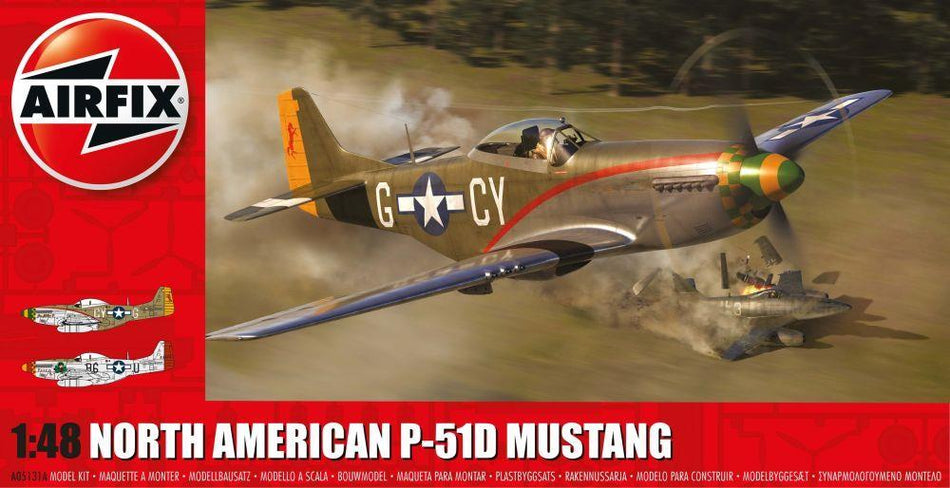 Airfix 1:48 Scale North American P-51D Mustang