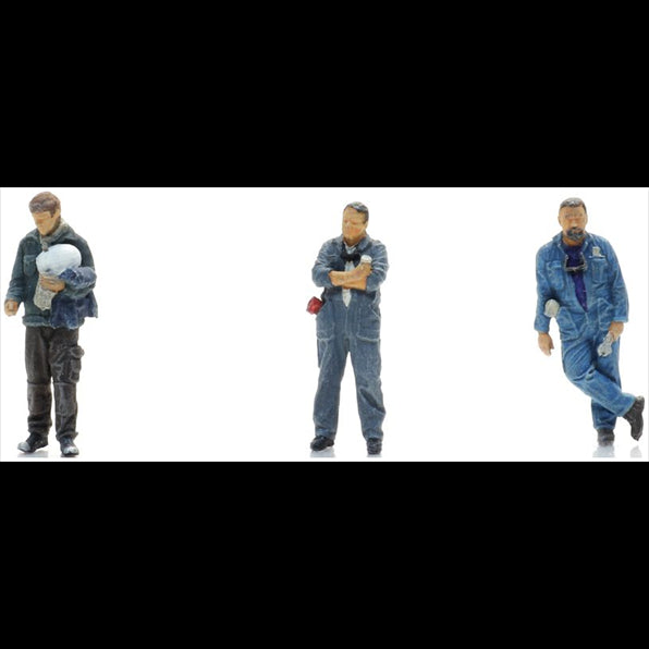 Artitec 1:87 Scale Steelworkers Meeting (3x) Ready-Made Figures