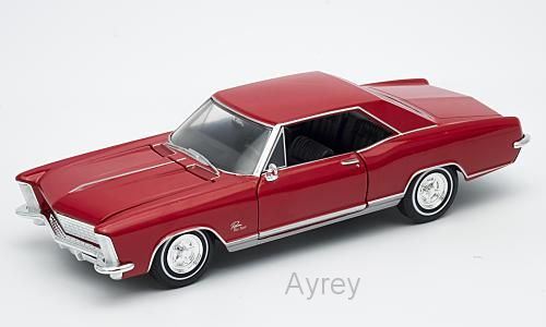 Welly 1:24 Scale Buick Riviera Grand sport, red, 1965