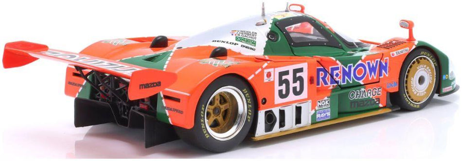 WERK83  1/18TH Scale Mazda 787B #55 Winner 24h Le Mans 1991 Weidler/Herbert/Gachot w/Collectors Box
