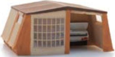 Artitec 1:160 Scale Alpenkreuzer Pop-Up Camper Open Ready Made Painted