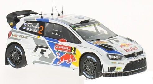 Whitebox 1:43 Scale VW Polo R #2  Rallye Sweden 2014