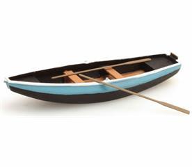 Artitec 1:87 Scale Rowboat x 1 (Steel) Green