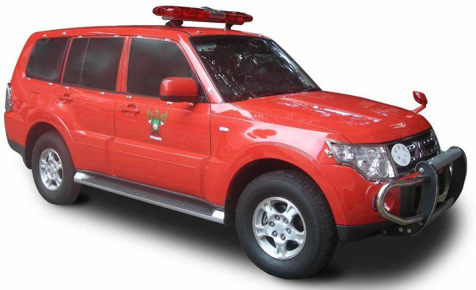Vitesse 1:43 Scale Mitsubishi Pajero Macau Fire Brigade (With Resin bumpers)