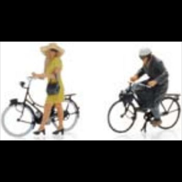 Artitec 1:87 Scale Solex and Mobylette Riders (2x) Ready Made Painted