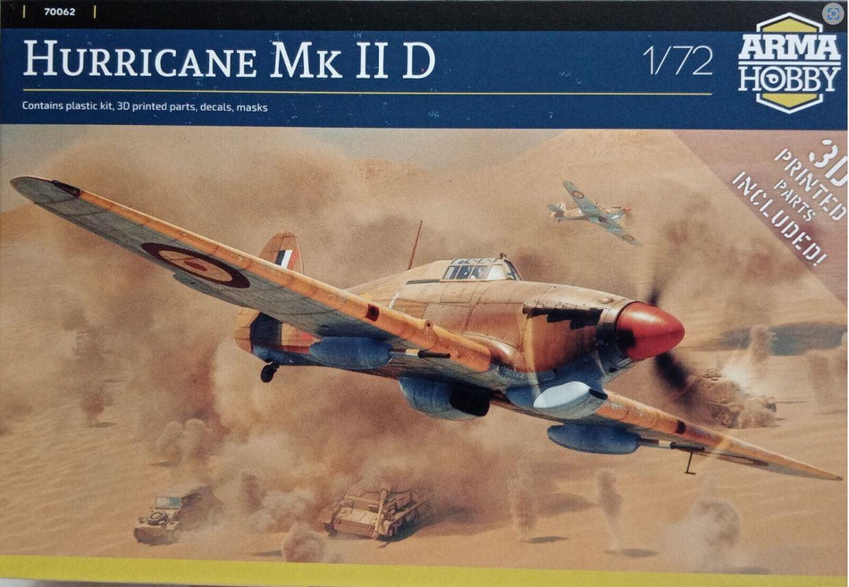 Arma Hobby AH70062 1/72 Scale Hawker Hurricane Mk.IId Model Kit