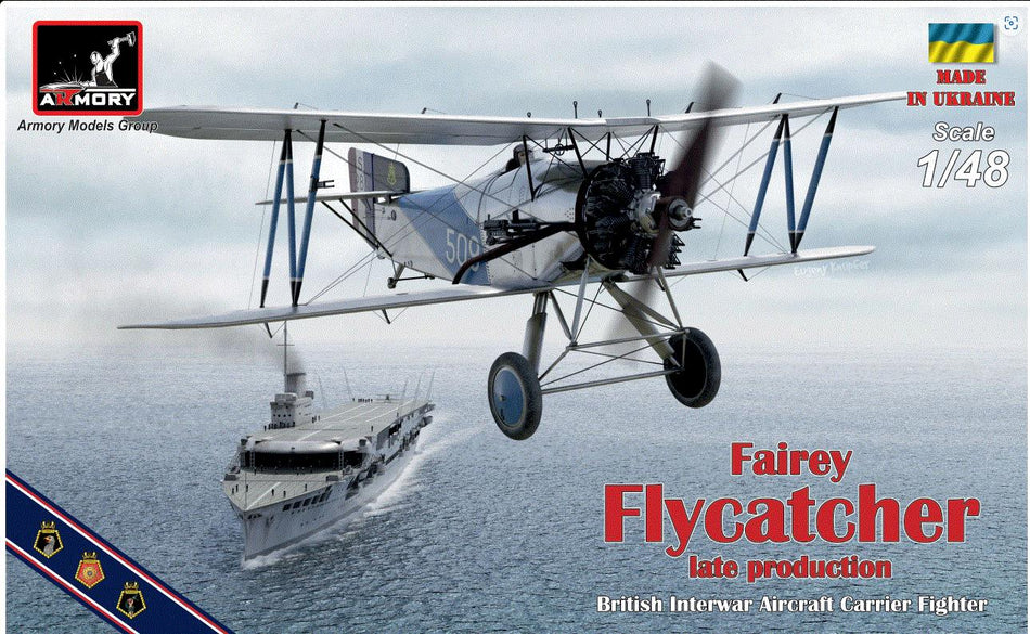 ARMORY MODELS 48002 1:48 Scale Fairey Flycatcher Interwar FAA Fighter late version.