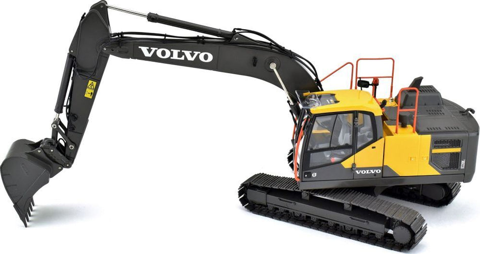 AT Collections 1:32 Scale Volvo EC220E Crawler Excavator On 60cm Tracks w/S70 Quickcoupler Bucket w/Teeth