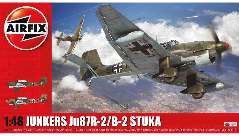 Airfix 1:48 Scale Junkers JU87B-2/R-2 1:48