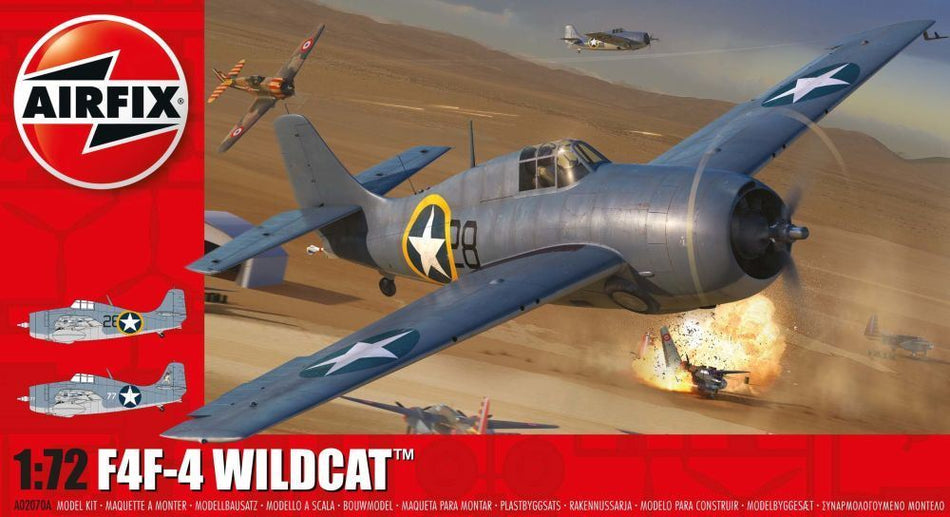 Airfix 1:72 Scale Grumman F4F-4 Wildcat