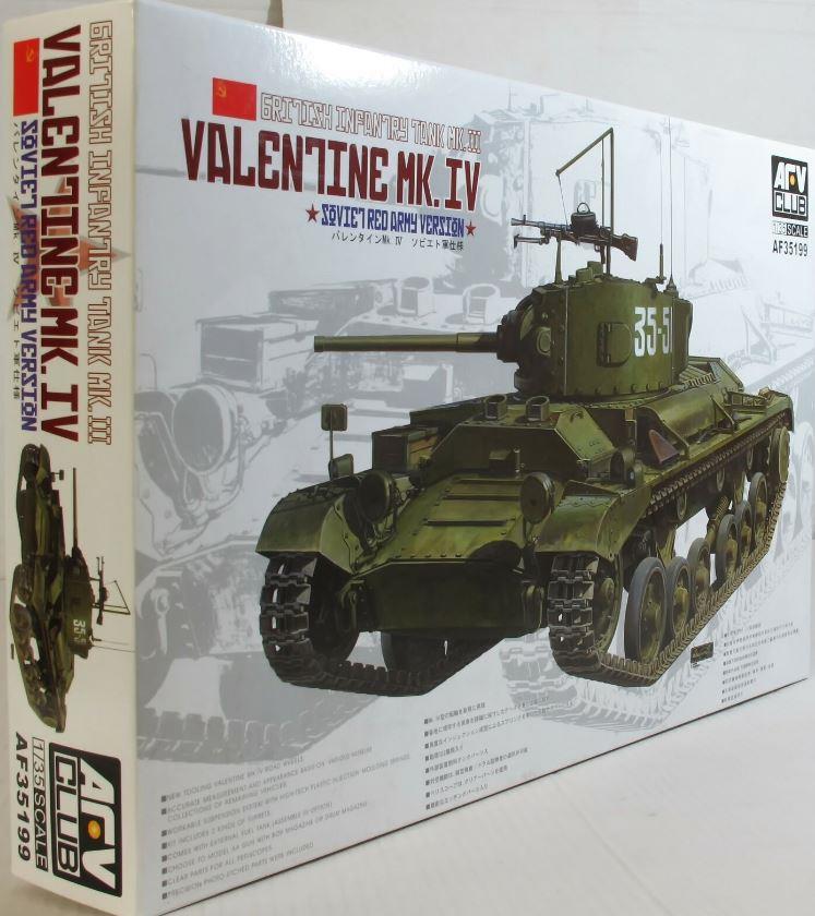 AFV Club 1/35 Scale Valentine Mk IV Soviet Army Kit 35199