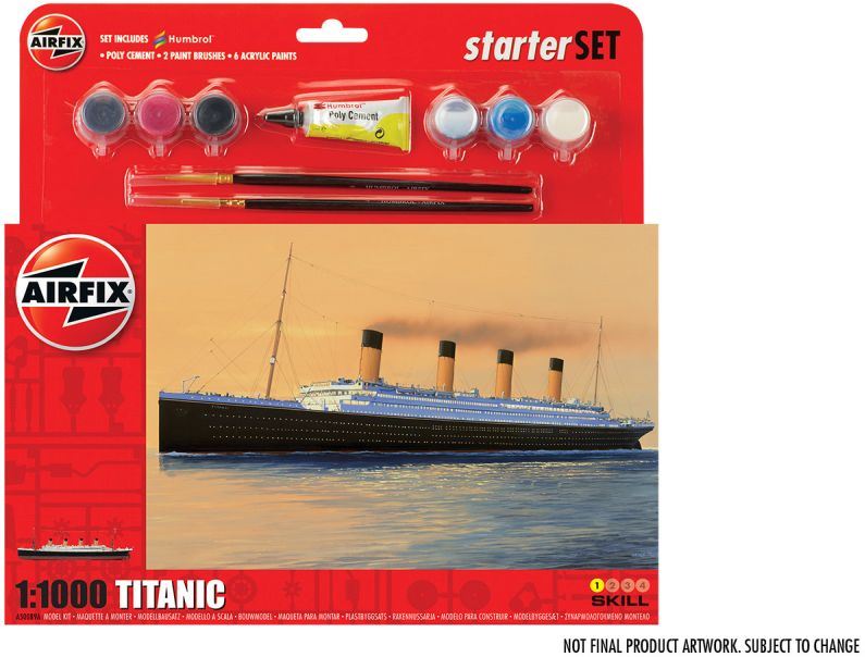 Airfix 1:100 Scale RMS Titanic Small Gift Set