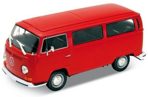 Welly 1:24 Scale VW T2 Bus 1972 - Red