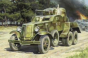 Zvesda Kits 1:35 Scale Soviet Armored Car BA-10