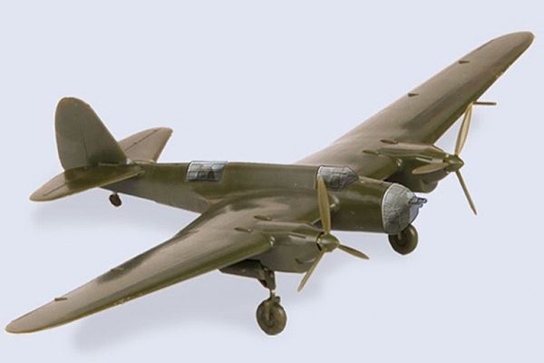 Zvesda Kits 1:200 Scale Soviet Bomber SB-2