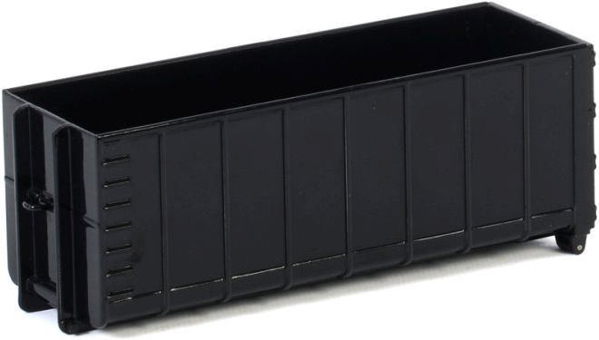 WSi 1:50 Scale Hooklift Container Black 40M3 'Premium Line'