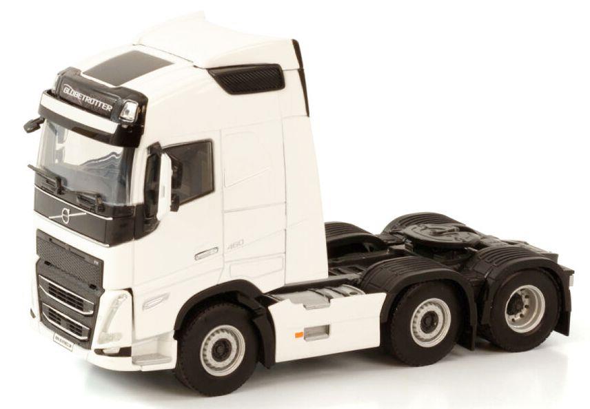 WSi 1:50 Scale Volvo FH5 Globetrotter 6x2 Twin Steer White Line'
