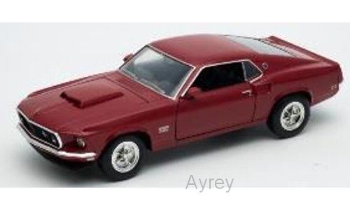 Welly 1:24 Scale Ford Mustang Boss 429, red, 1969