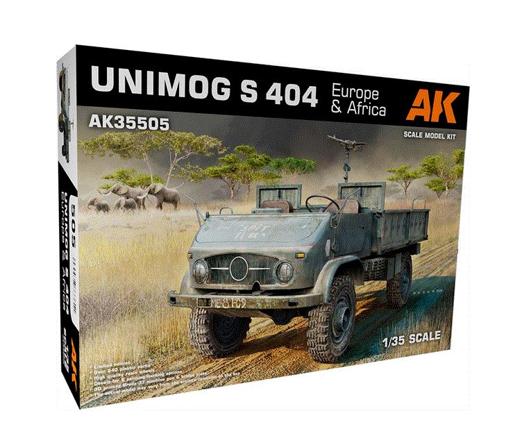 AK Interactive 35505 1/35 Scale Unimog S 404 Europe and Africa Kit