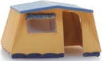 Artitec 1:160 Scale Bungalow Tent Ready Made Painted