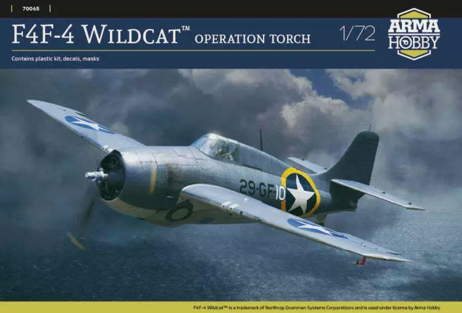 Arma Hobby 70065 1/72 Scale Grumman F4F-4 Wildcat Operation Torch