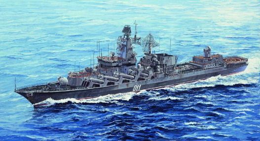 Trumpeter 1:700 Scale Marshal Ustinov Russian Slava Class Cruise