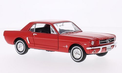 Welly 1:24 Scale Ford Mustang Coupe 1964 - Red