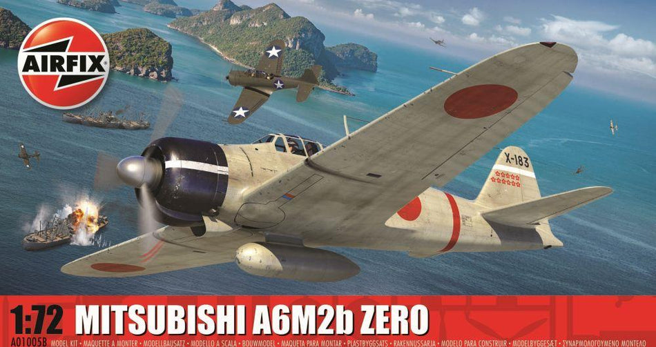 Airfix 1:72 Scale Mitsubishi A6M2b Zero