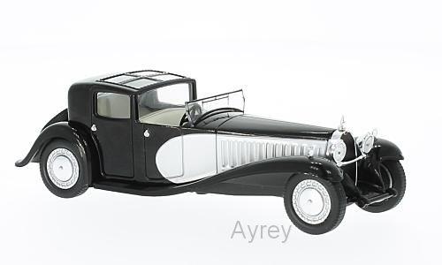 Whitebox 1:43 Scale Bugatti Type 41 Royale 1928 - Black/Silver