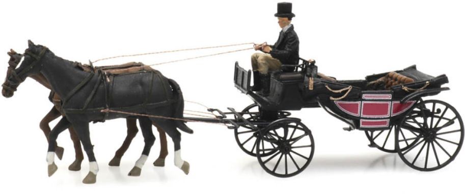 Artitec 1:87 Scale Landau Carriage Open 1:87 Ready-Made, Painted