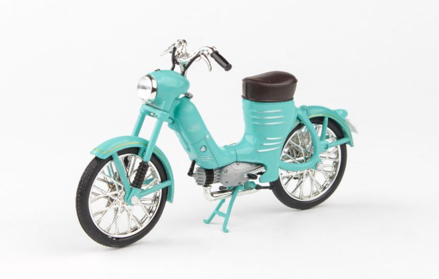 Abrex 1:18 Scale Jawa 50 Pionyr 1955 Light Green