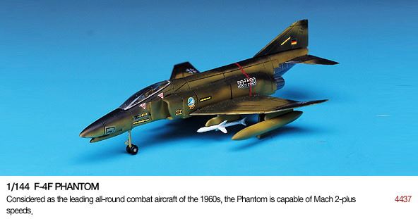 Academy Kits 1:144 Scale F-4F Phantom