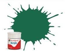 Humbrol 14ML  Dark Green Matt Acrylic Potlet (Plus 30% Extra Free)