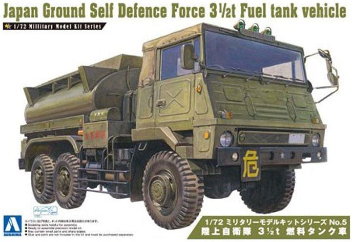 Aoshima 1:72 Scale JGSDF 3.5 Ton Fuel Tanker