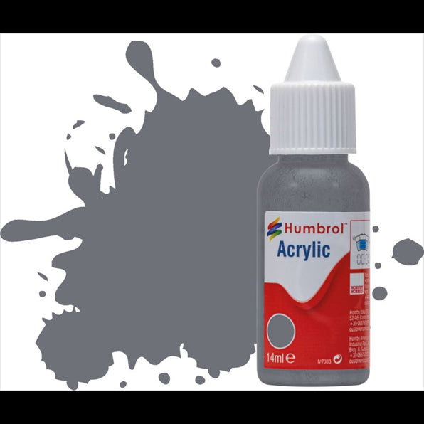 Humbrol 14ML  No 145 Medium Grey   Matt