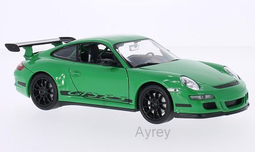 Welly 1:24 Scale Porsche 911 GT3 RS (997) - Green