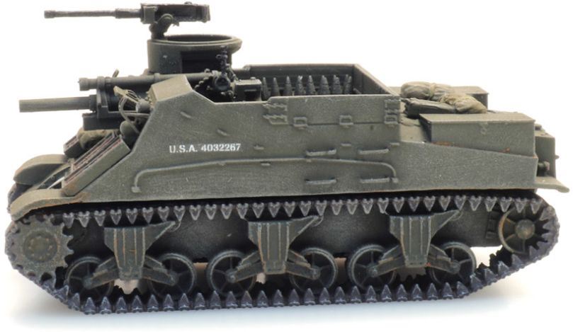 Artitec 1:87 Scale US M7 Priest 1:87 Ready-Made, Painted