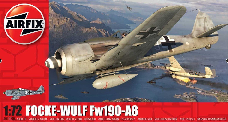 Airfix 1/72 Scale Focke Wulf Fw190A-8 A01020A