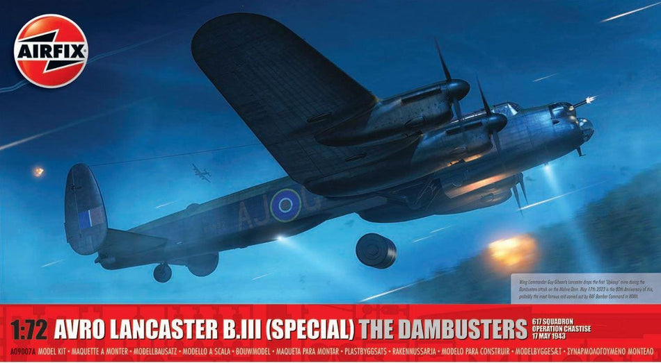 Airfix A09007A 1/72 Scale Avro Lancaster B.III (SPECIAL) THE DAMBUSTERS