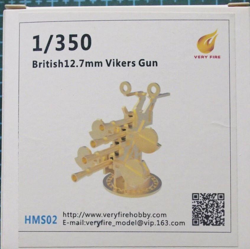 Very Fire 1/35 Scale ROYAL NAVY 12.7MM VICKERS GUN SET 8 GUNS HMS02