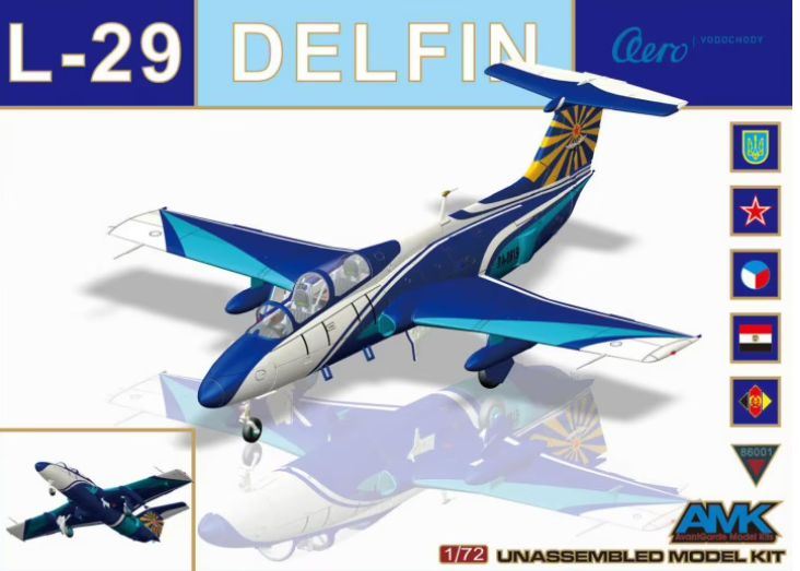 AMK Kits 1:72 Scale Aero L-29 Delfin