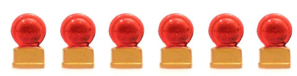 Artitec 1:87 Scale Red Endoftrain Signal (6X)