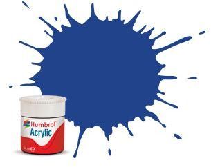 Humbrol 14ML  Blue Matt Acrylic Potlet (Plus 30% Extra Free)