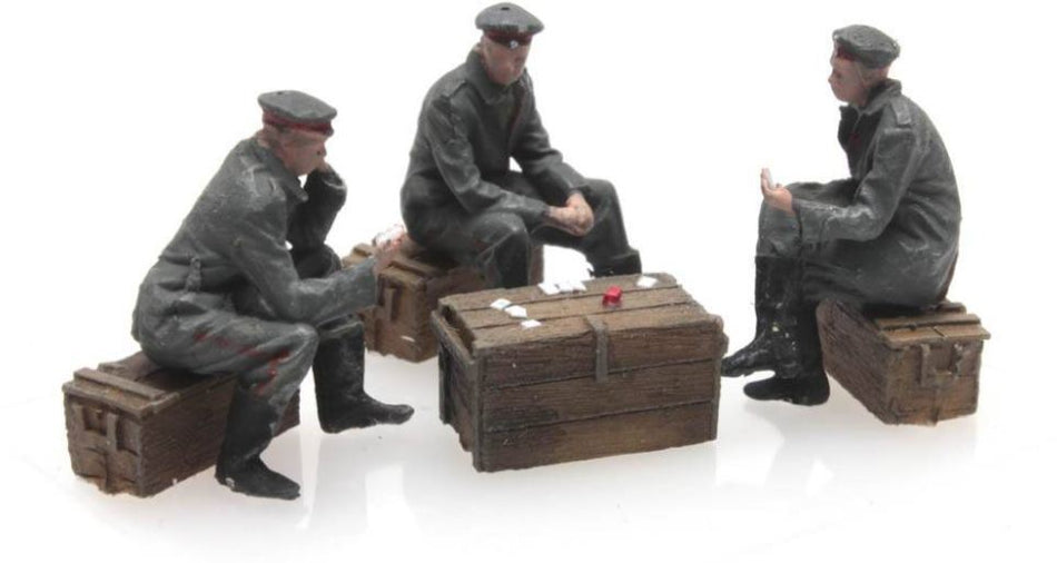 Artitec 1:87 Scale Card Playing German Soldiers WWI 1:87 Ready-Made, Painted