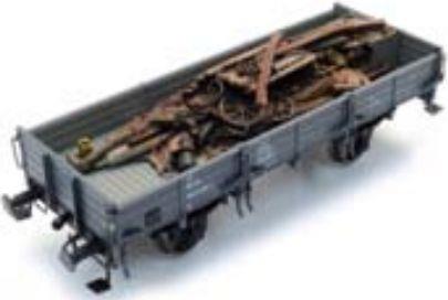 Artitec 1:87 Scale Scrap Metal Cargo for Sand Wagon Ready Made Painted