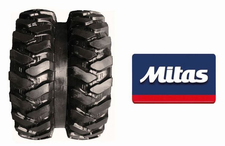 AT Collections 1:32 Scale Mitas twin tyre - rims set