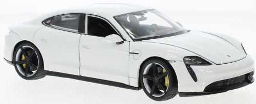 Welly 1:24 Scale Porsche Taycan Turbo S White